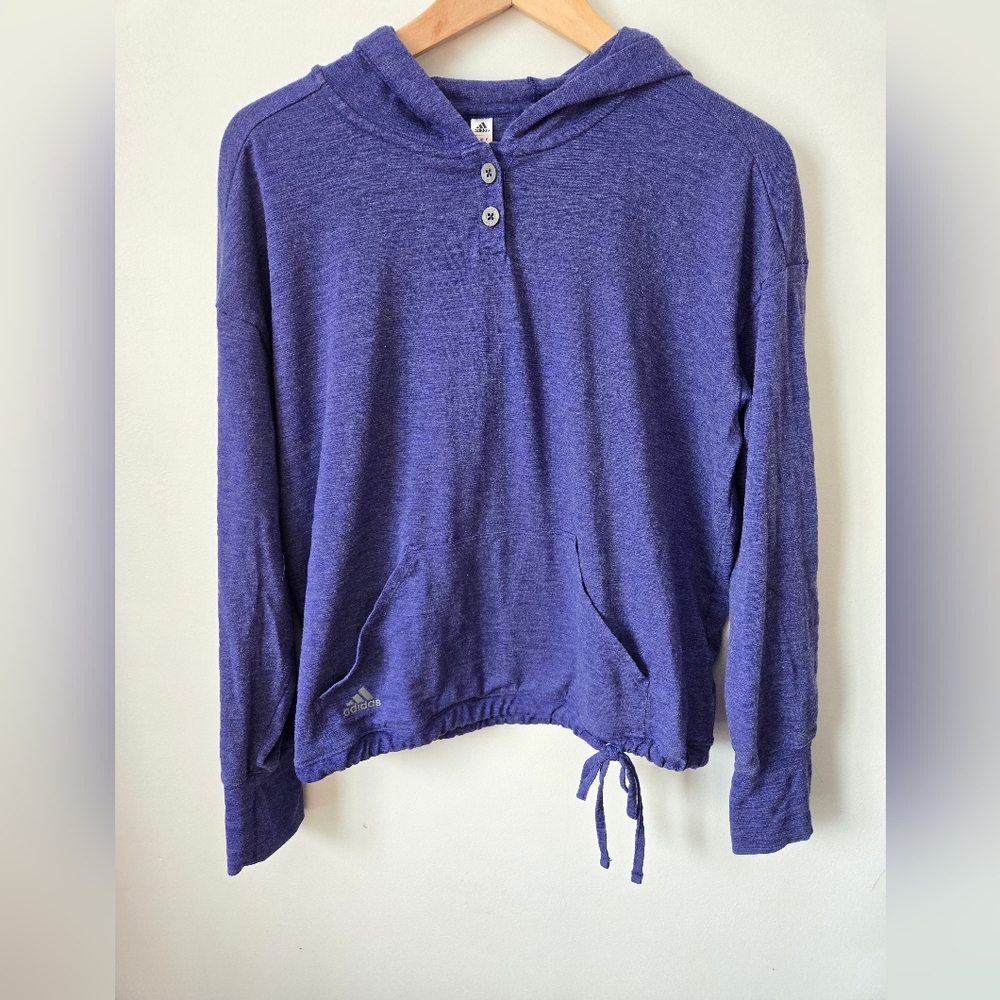 ADIDAS purple Hooded Women's Top
